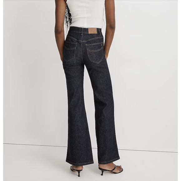 Madewell 11" High-Rise Flare Jeans in Durland Wash | Sz 31 | NWT $138 - Picture 3 of 6